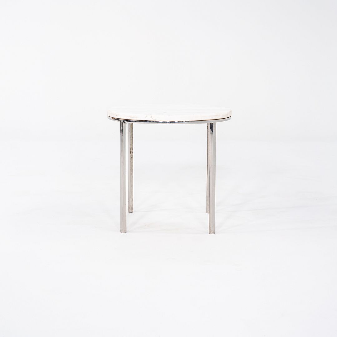 1965 Gordon Bunshaft and Davis Allen for SOM TA-39 Marble and Steel Side Table