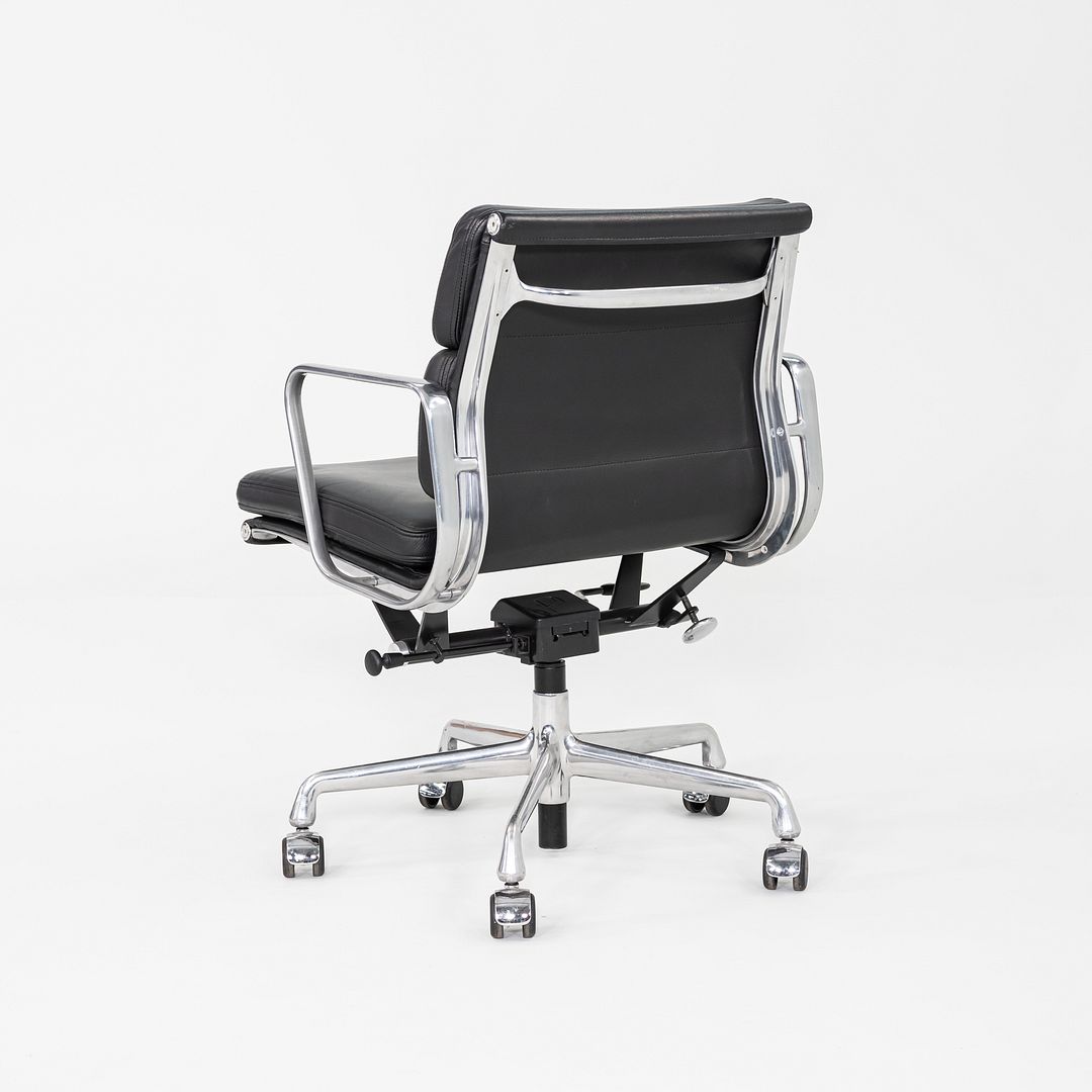 2012 Herman Miller Eames Soft Pad Management Desk Chair Black Leather 1x Avail