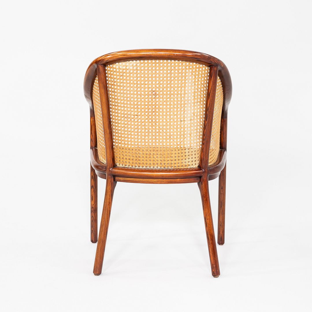 SOLD 1980s Ward Bennett for Brickel Associates Bankers Chair in Dark Oil Ash 3x Avail