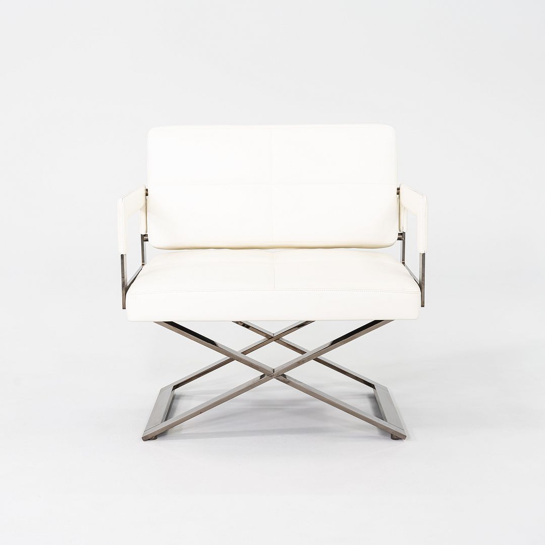 2018 Pair of Jean-Marie Massaud for Poltrona Frau Aster X Lounge Chairs Leather