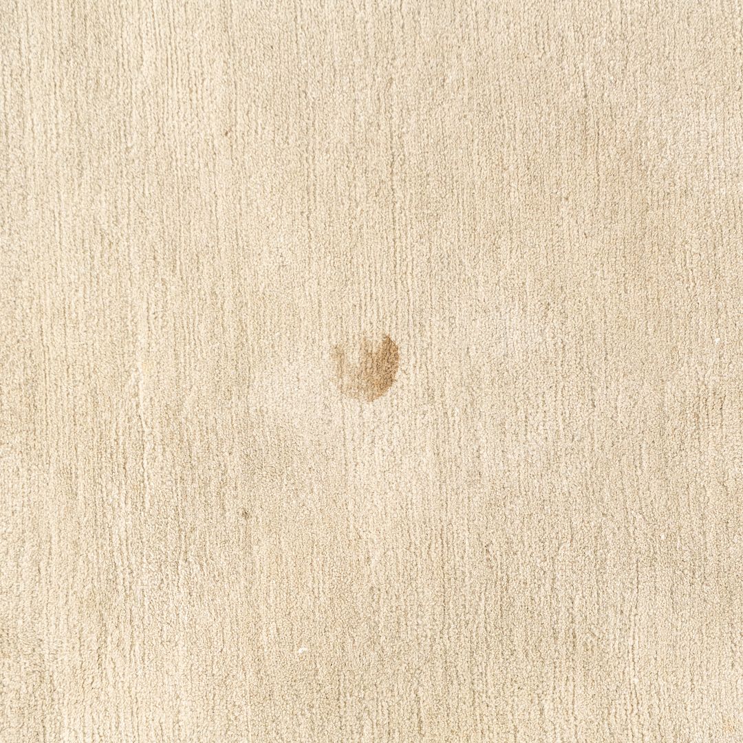 2000s Hand Knotted Large Area Rug in Grey and White from Nepal 11 x 14 feet