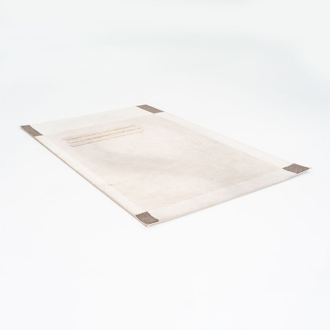 C. 1998 Kurt Meinecke for Herman Miller Textured Tibetan Tufted Rug 5x8 feet