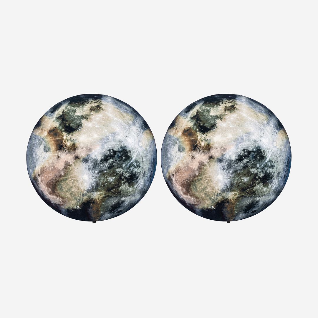 2020s MOOOI Mooon Circular Rug Made in Germany 98 Inch Diameter 2x Available