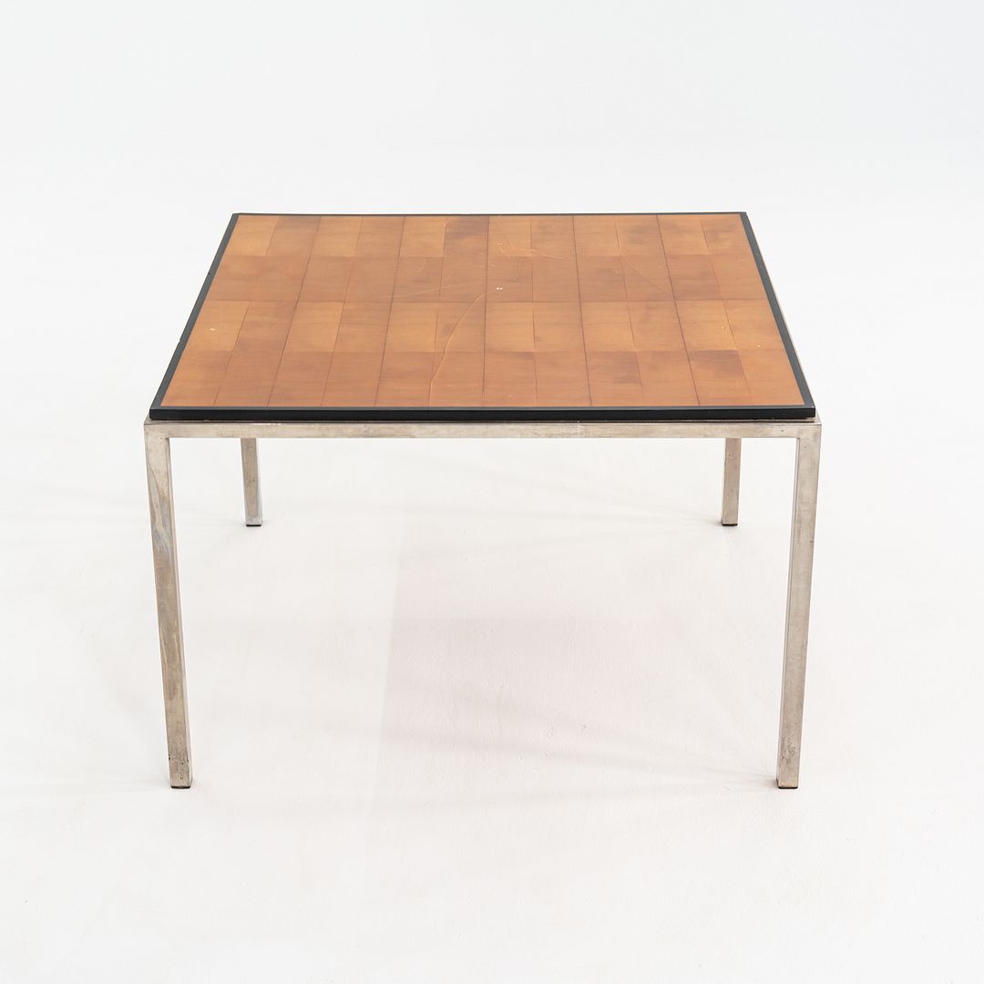 1960s Attributed to Gordon Bunshaft & Davis Allen SOM Stainless Steel Side Table