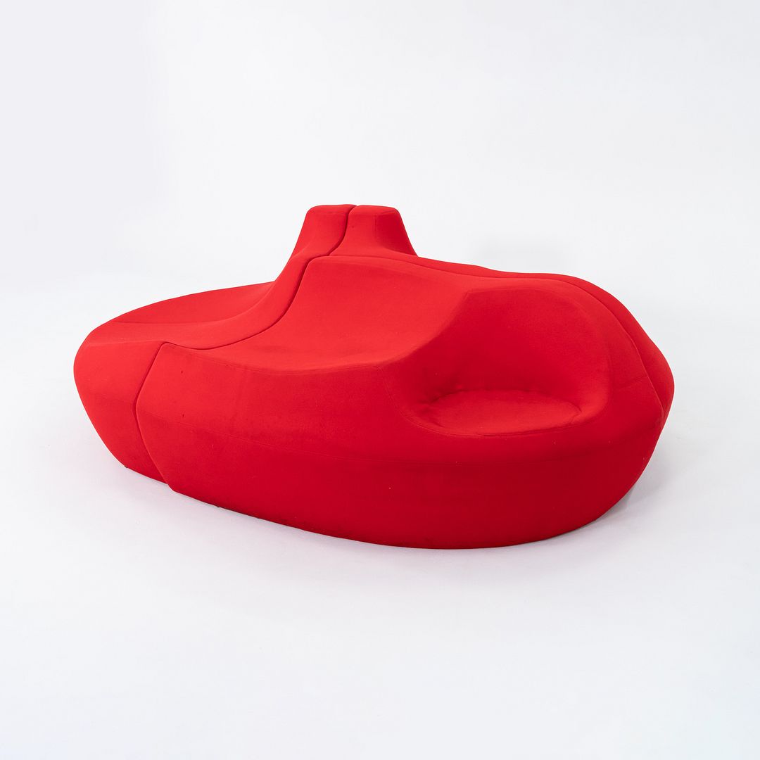 2020 Toshiyuki Kita for Moroso Saruyama Island Three-Piece Sofa in Red Fabric