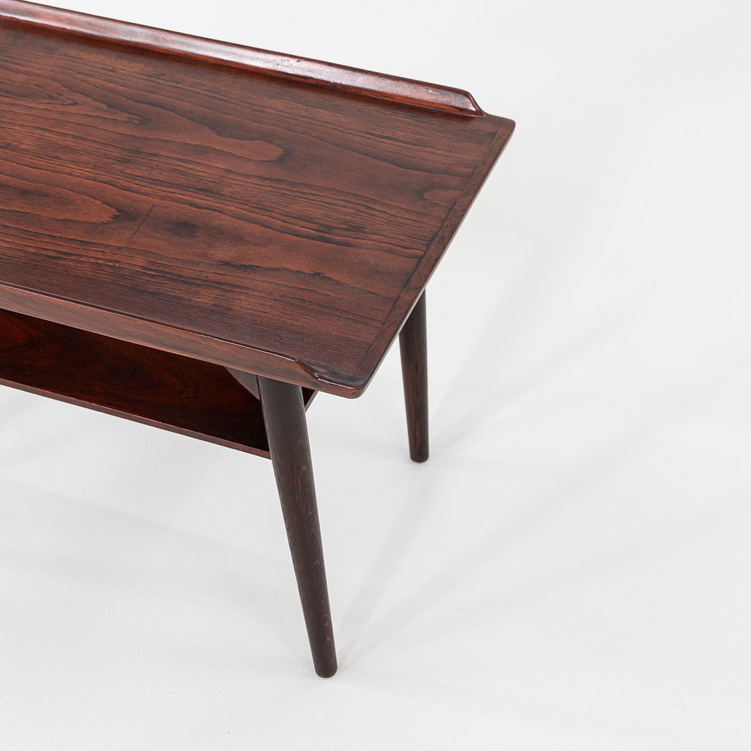 1960s Arne Vodder for George Tanier T9 Side / End Table Teak & Oak 30x19 Inches