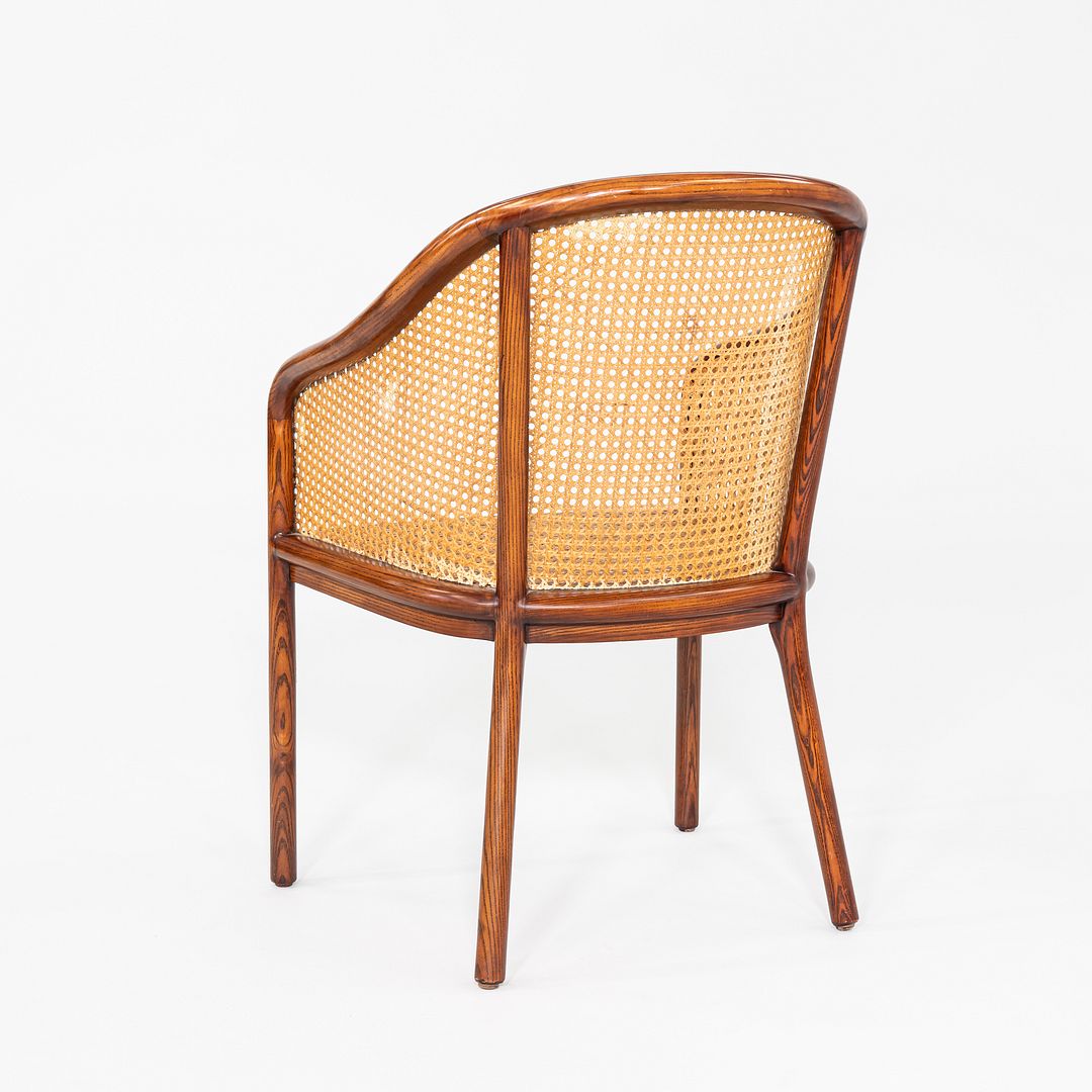 SOLD 1980s Ward Bennett for Brickel Associates Bankers Chair in Dark Oil Ash 3x Avail