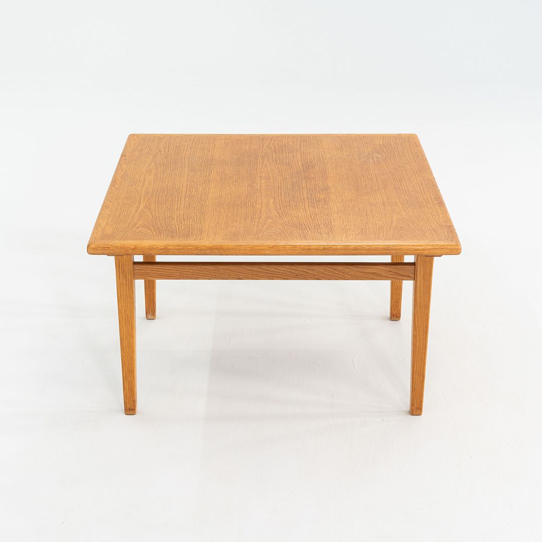 1978 Bill Stephens for Knoll 1300 Series Side End Table in Oak w/ Bentwood Legs