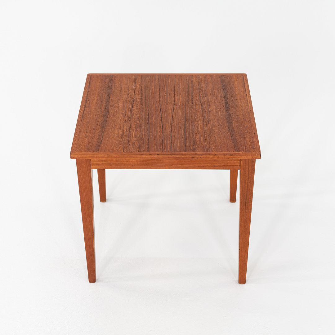 1960s Teak End Table by Kvalitet Form Function of Denmark 15 x 15 x 14 Inches