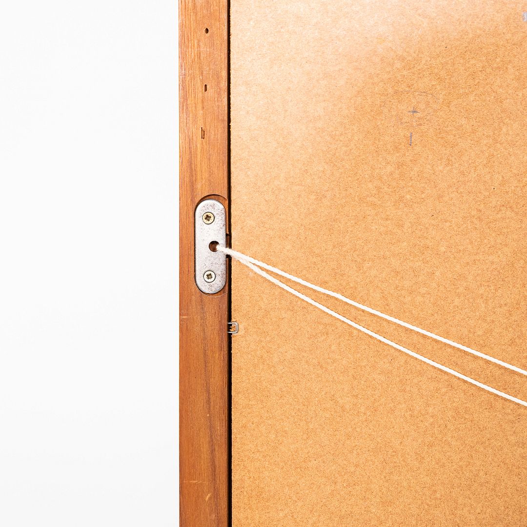 1960s Aksel Kjersgaard for Odder Mobel Danish Wall Mirror Crafted in Teak Wood