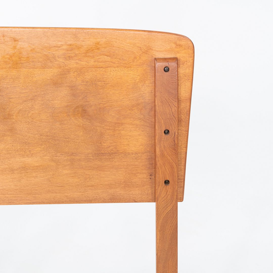 1950s Heywood Wakefield Headboard in Yellow Birch for Full Size Bed USA Made