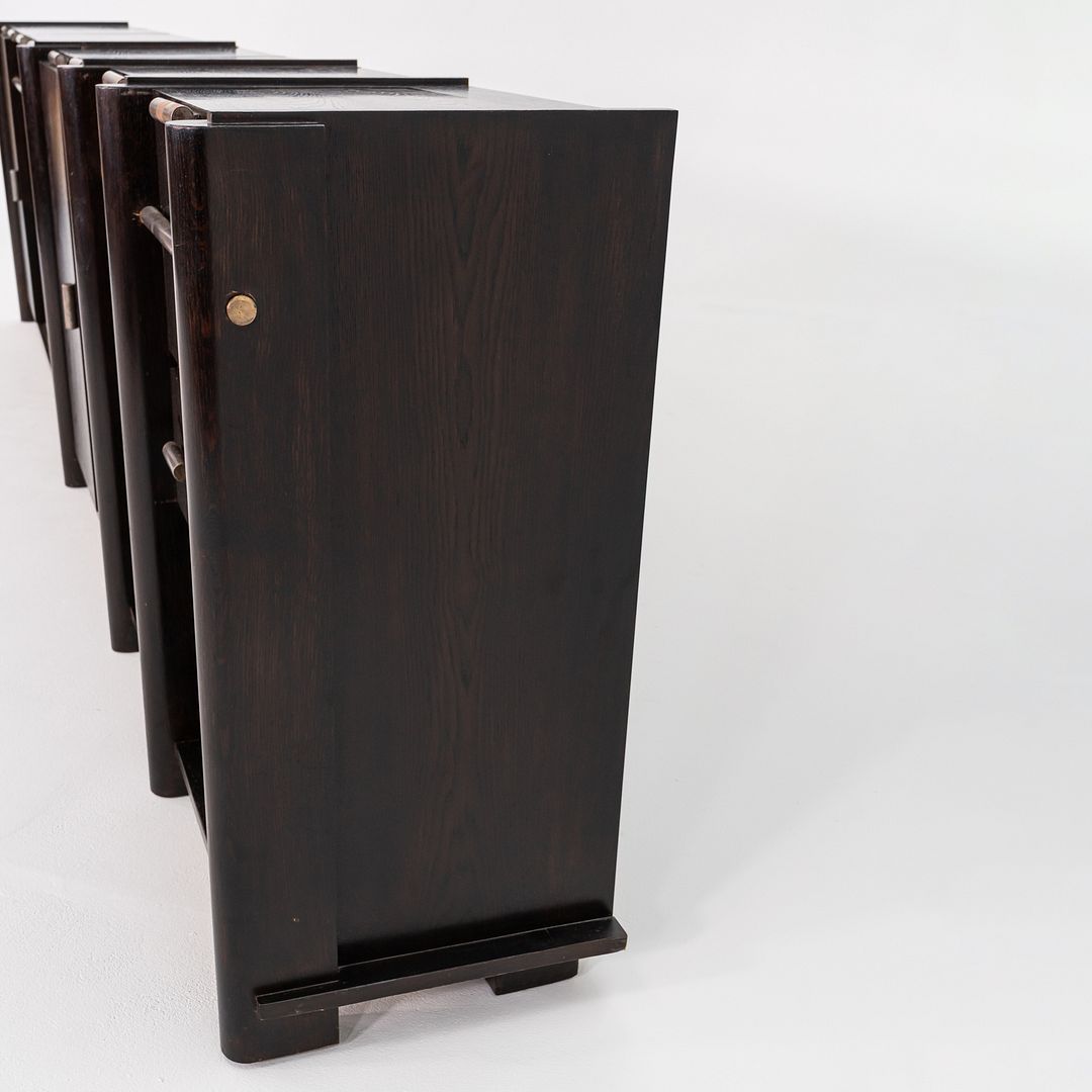 1940s Bench-Made French Oak Sideboard Cabinet attributed to Paul Dupre-Lafon