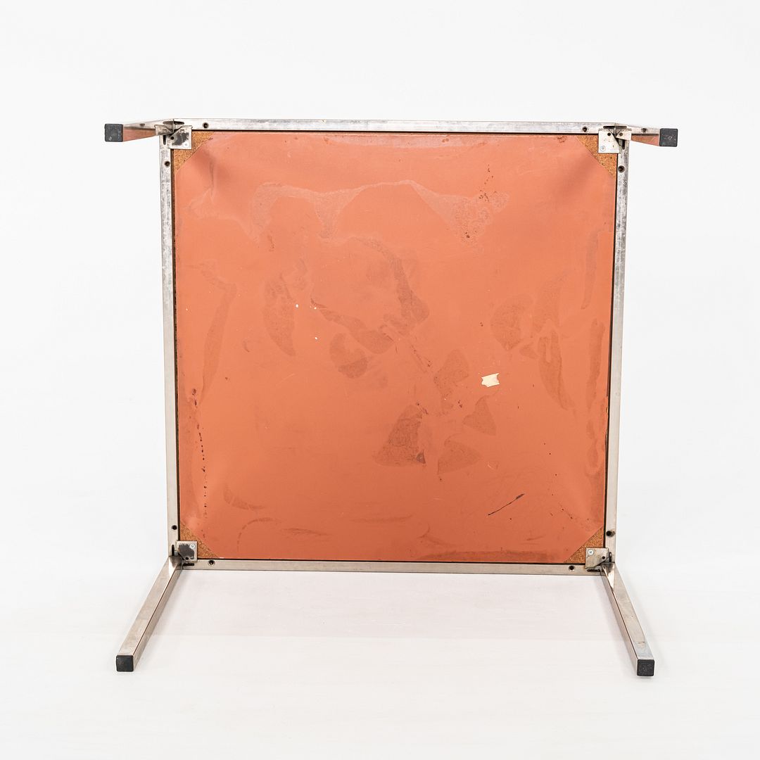 1960s Attributed to Gordon Bunshaft & Davis Allen SOM Stainless Steel Side Table