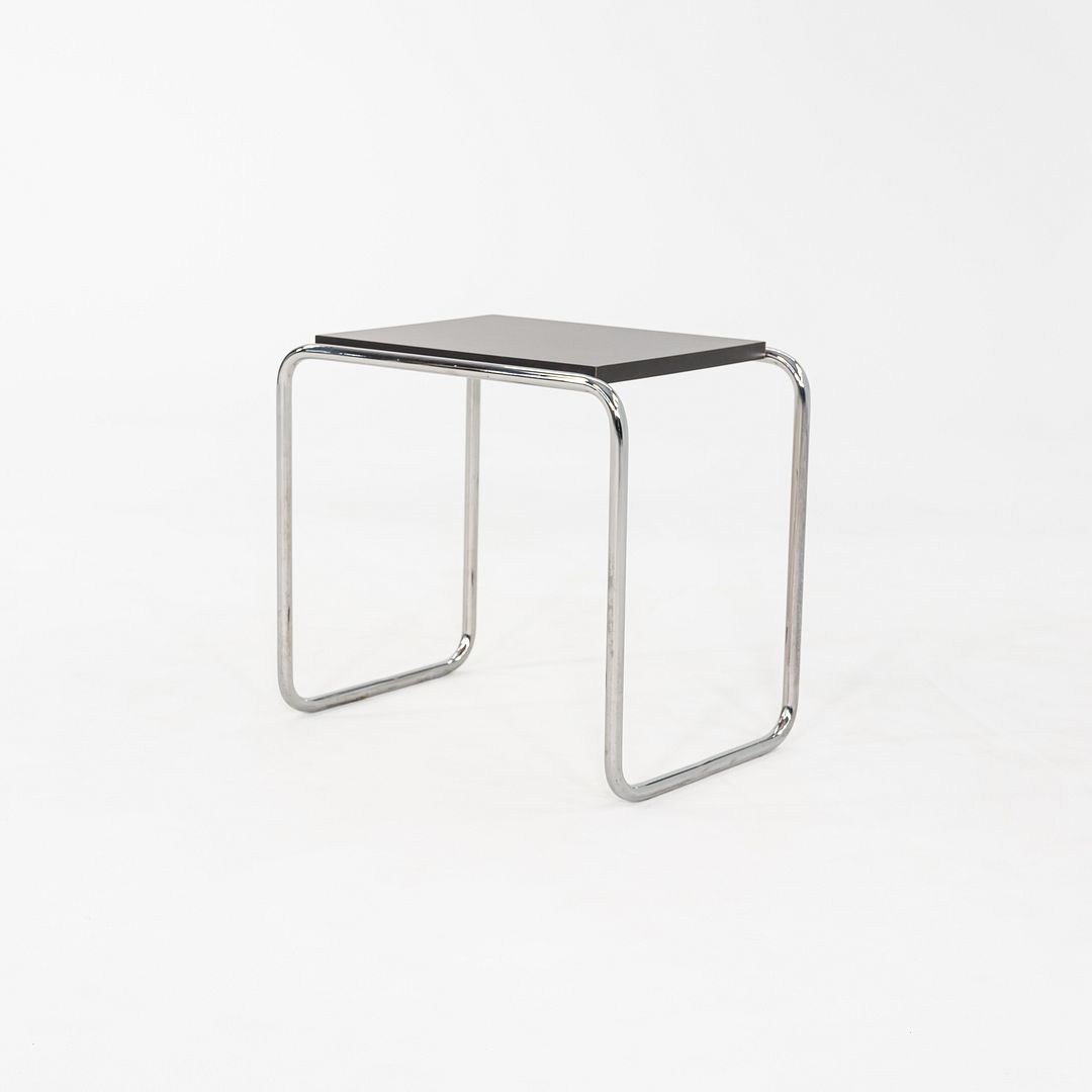 1990s Marcel Breuer for Thonet Laccio Side Table in Black 12+ Available