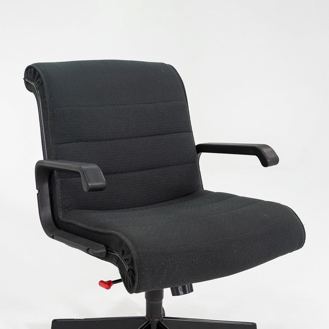 2004 Richard Sapper for Knoll Management Desk Chair w/ Black Fabric Upholstery