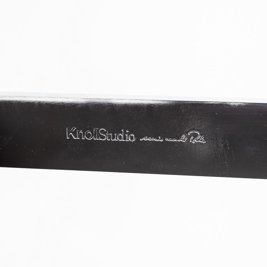 2010s Mies van der Rohe Knoll Flat Bar Brno Dining Arm Chair in Brown 20+ Avail