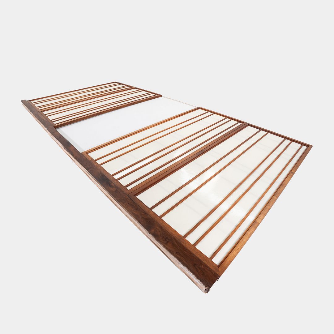 1960s Set of Four American Black Walnut Shoji Panels, Attributed to Nakashima