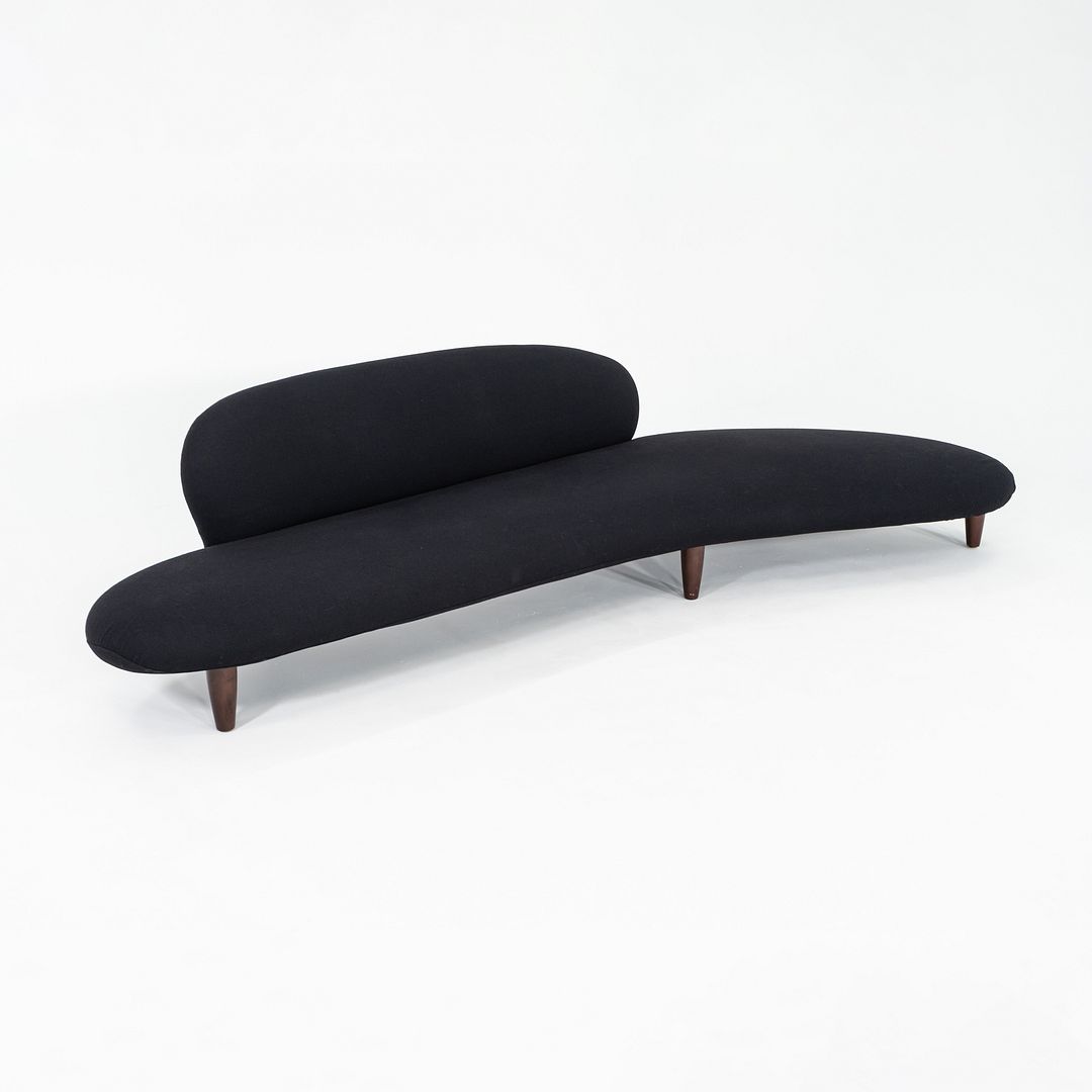 2010s Isamu Noguchi for Vitra Cloud Freeform Sofa and Ottoman in Fabric