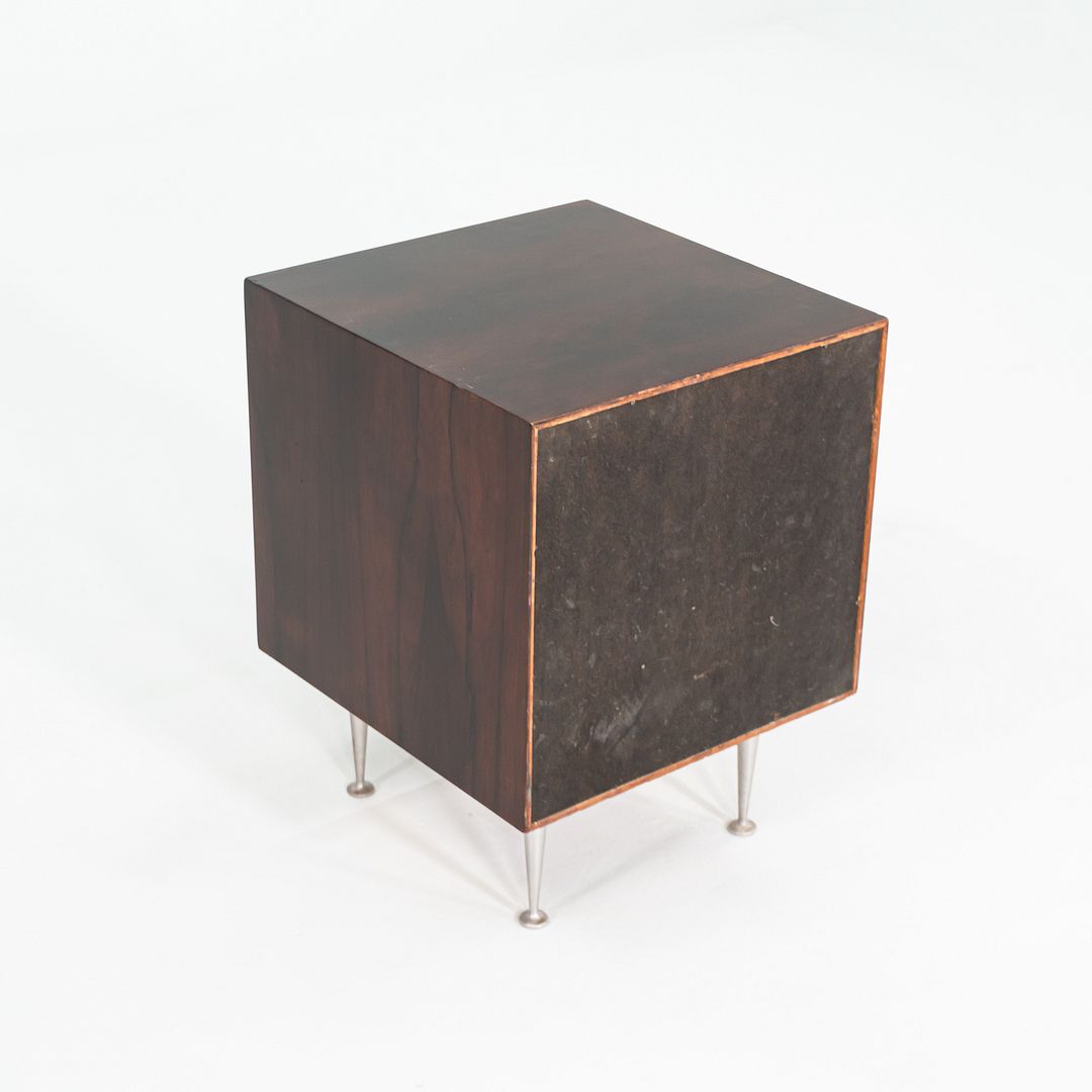 1950s Pair of George Nelson for Herman Miller Thin Edge Rosewood Nightstands