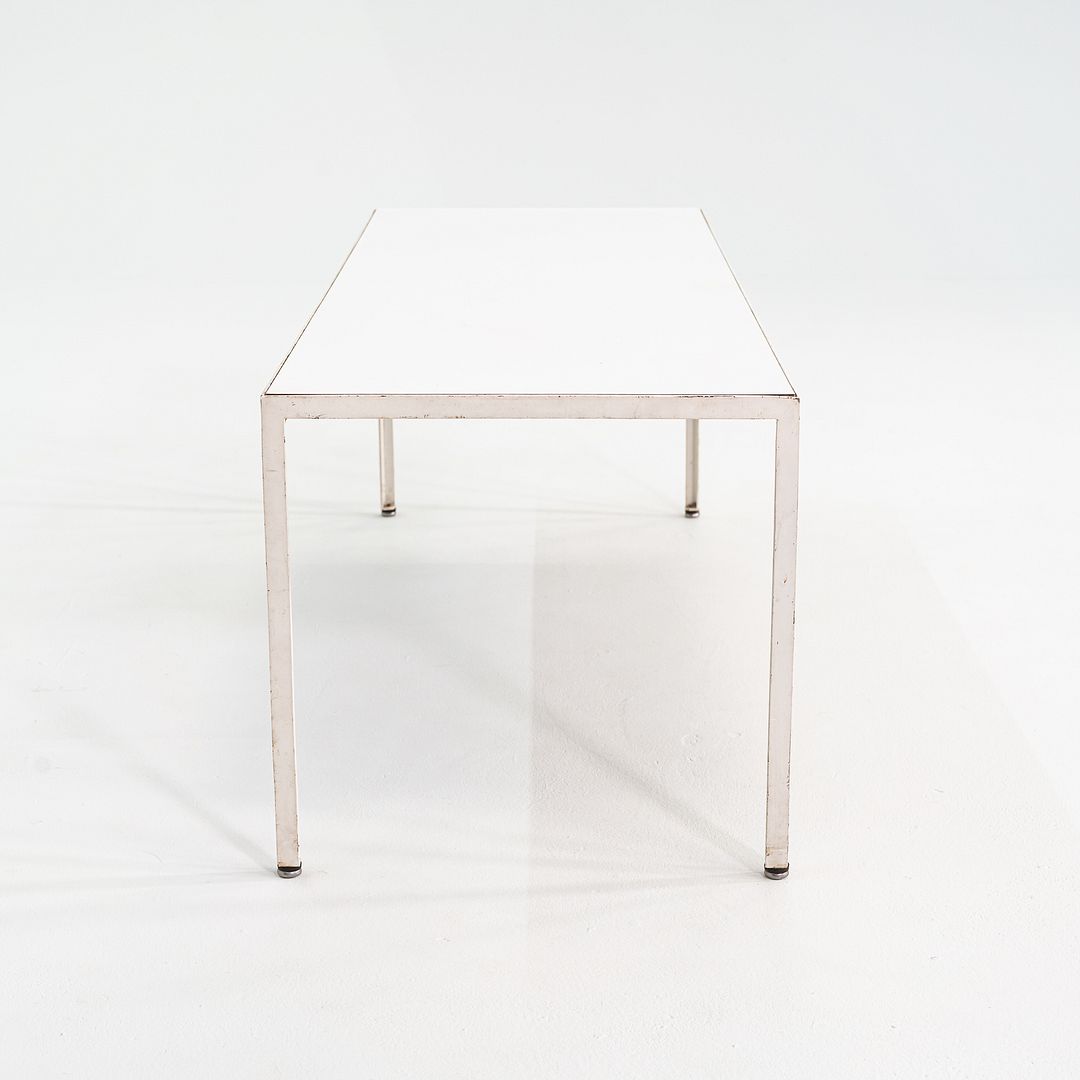 1950s George Nelson for Herman Miller Steel Frame Series 5150 Coffee Table White