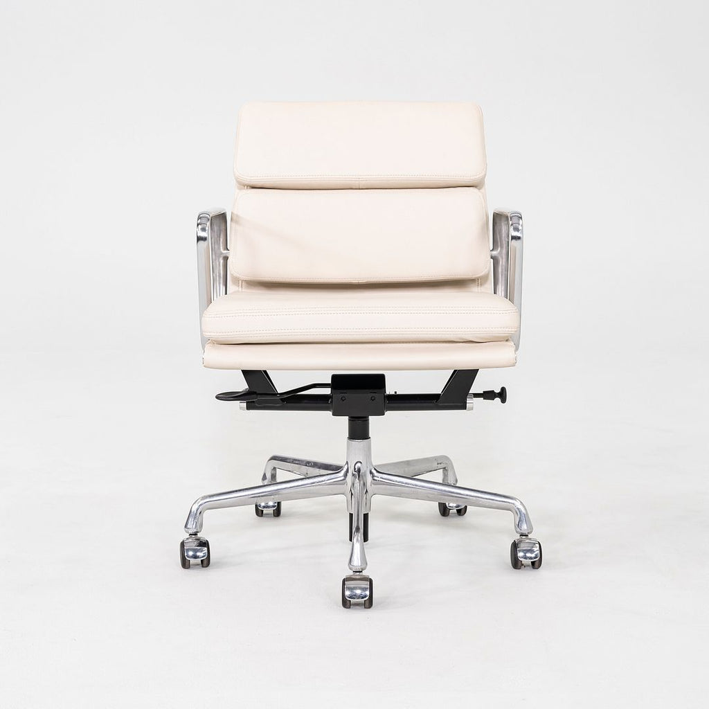 2020s Herman Miller Eames Soft Pad Management Desk Chair with Ivory Upholstery