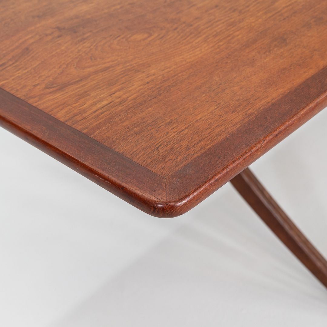 1960s Hans Wegner for Andreas Tuck AT-304 Teak Dining Table w/ Drop-Leaf Ext