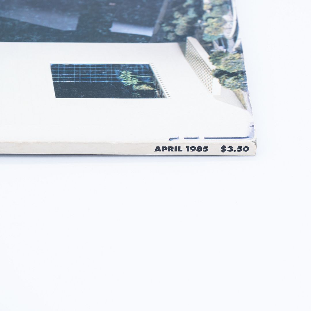 April 1985 Interiors Magazine from Gordon Bunshaft's Personal Library Collection