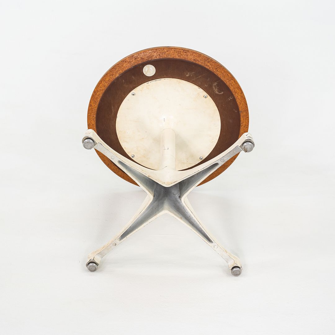 SOLD C. 1958 Pair of George Nelson Pedestal Side Tables for Herman Miller w/ Laminate