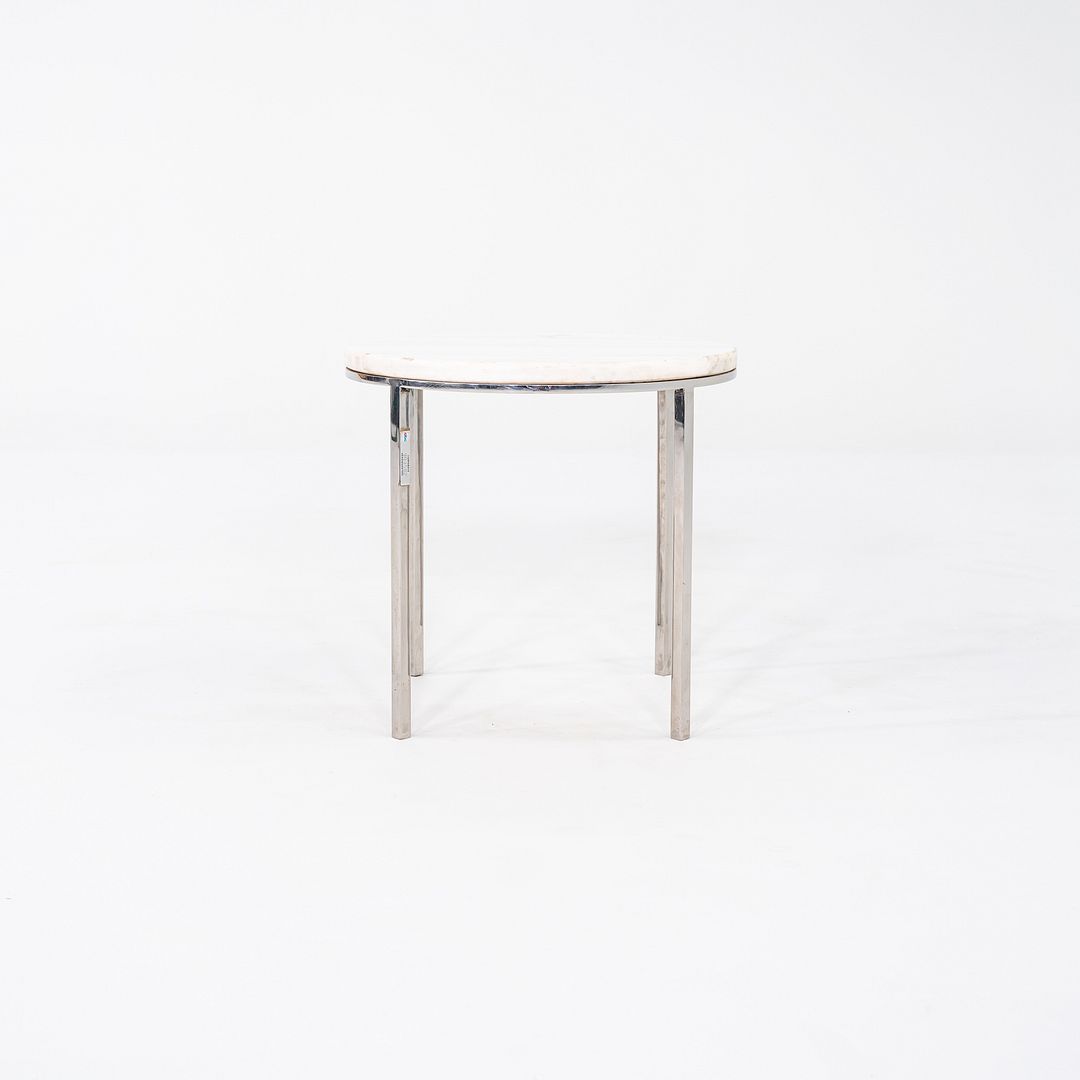 1965 Gordon Bunshaft and Davis Allen for SOM TA-39 Marble and Steel Side Table