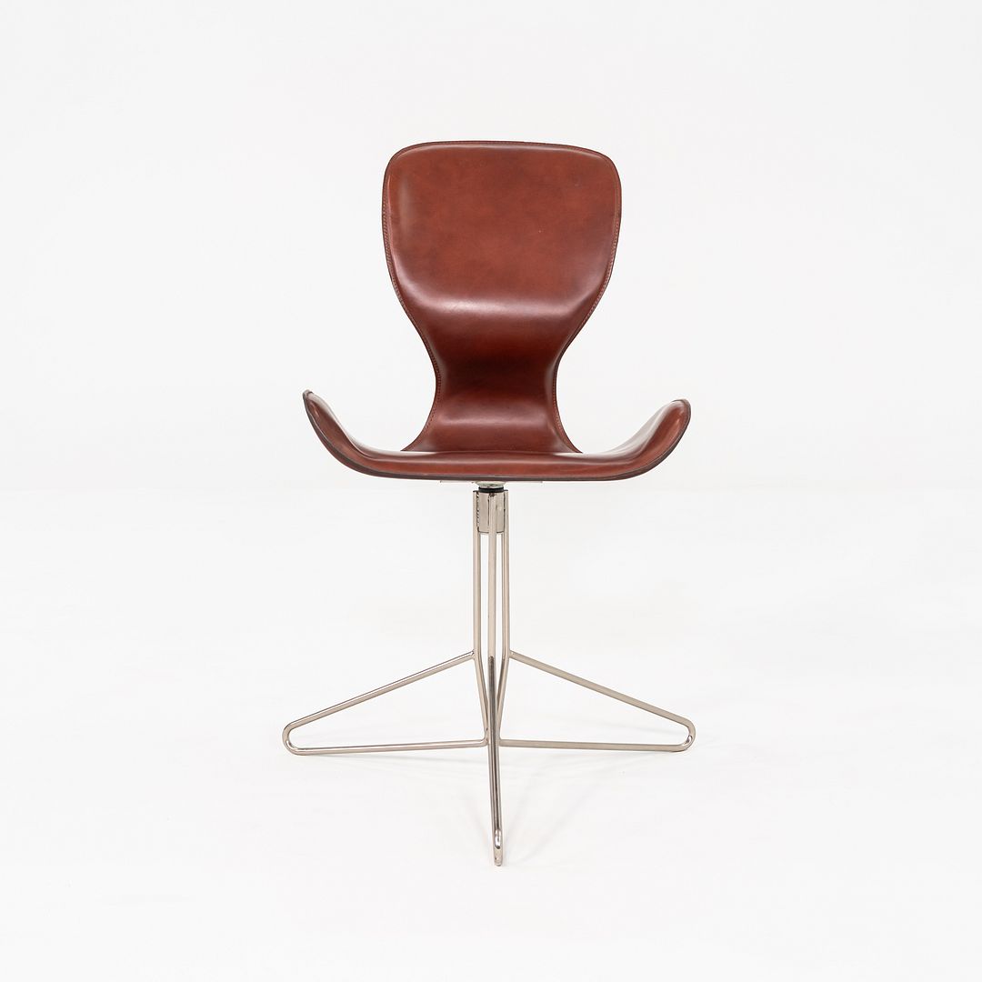 2000s Set of Six Kirsten Jones & Adam Bottomley KOI K2 Dining Chairs in Leather