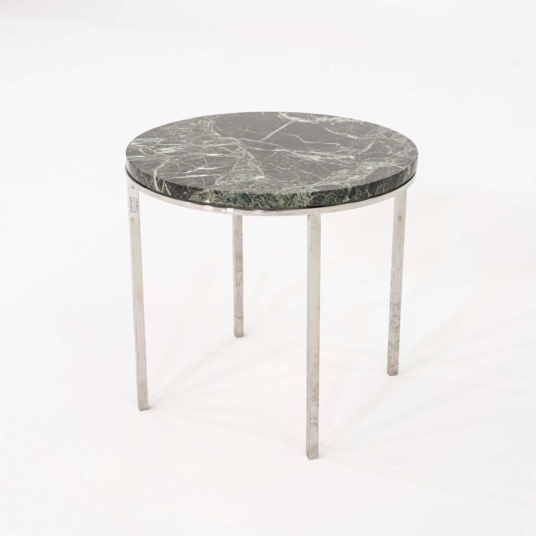 1966 Gordon Bunshaft & Davis Allen for SOM Marble & Steel Side Table Model TA-39