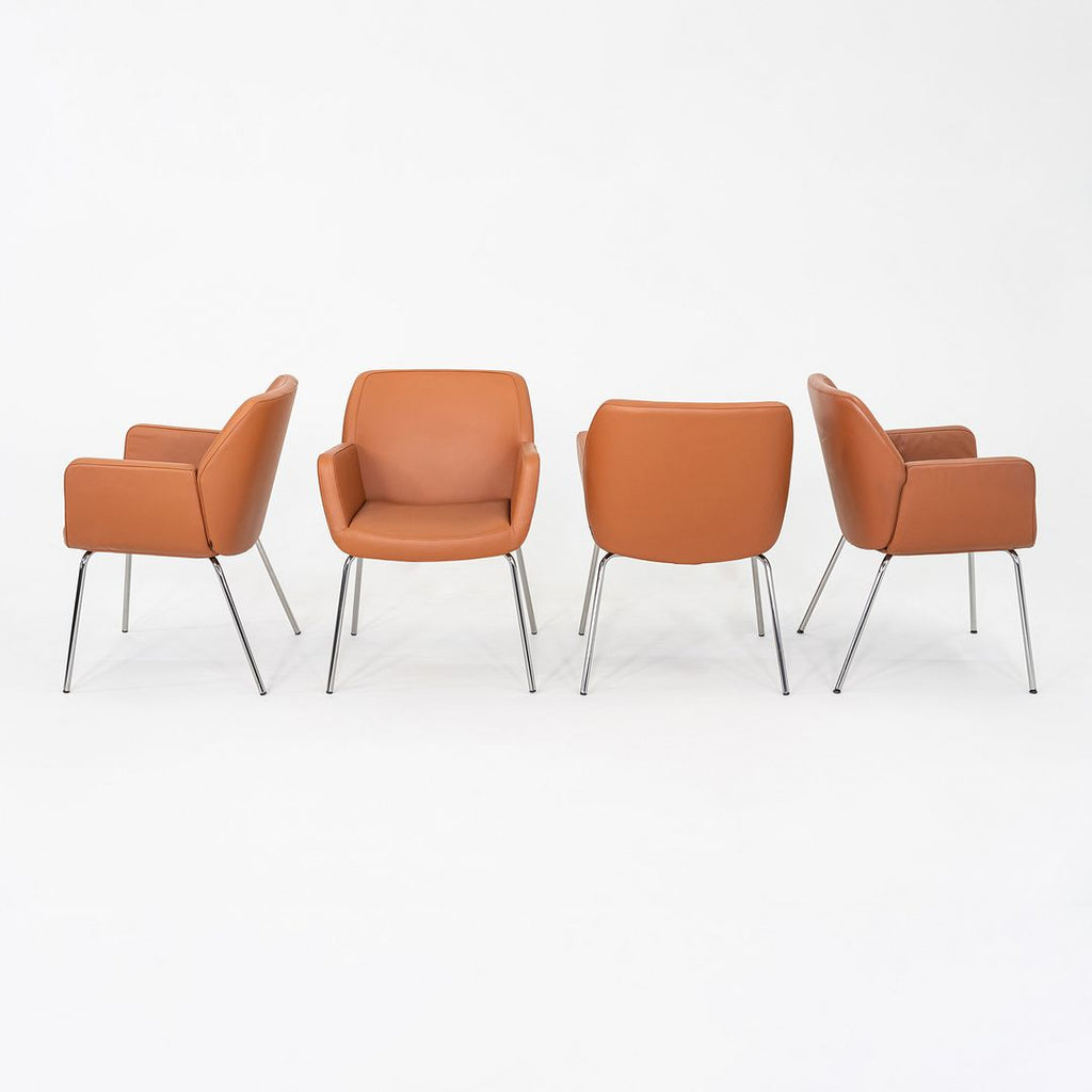 2020s Brian Kane for Coalesse Bindu Guest / Dining Chair in Cognac 12+ Available