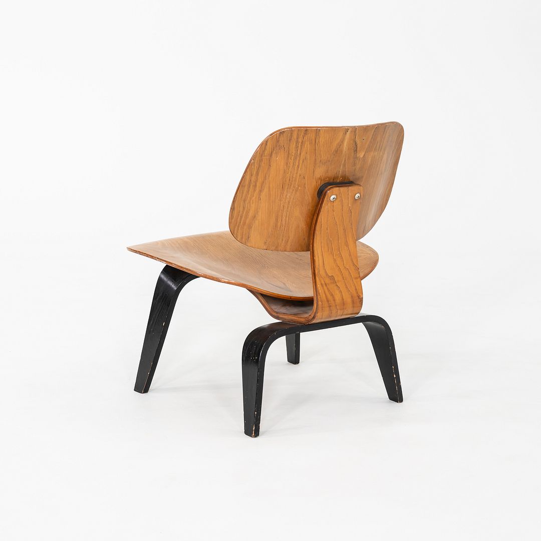 1948 Eames LCW Lounge Chair in Ash with Ebonized Legs by Evans / Herman Miller