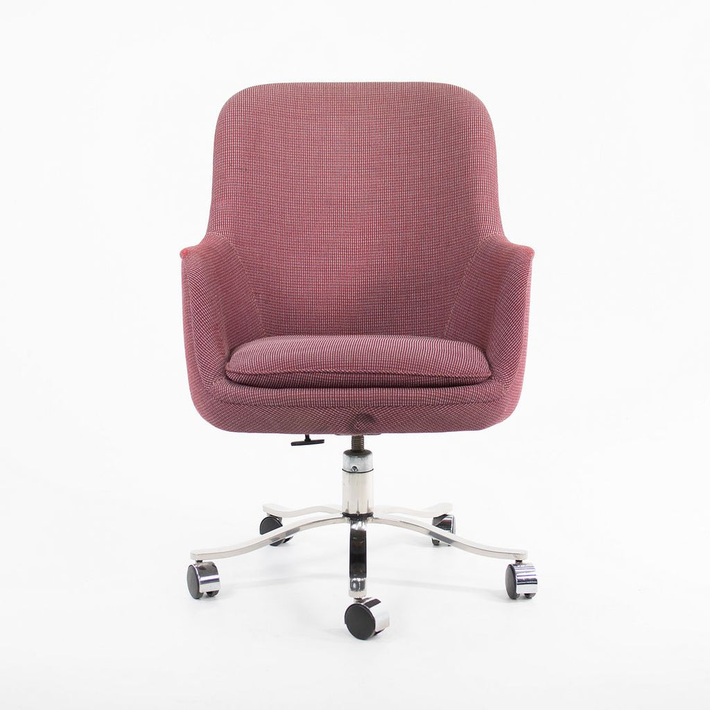 1980s Alpha High Back Bucket Desk Chair by Nicos Zographos for Zographos Designs in Fabric 5x Available