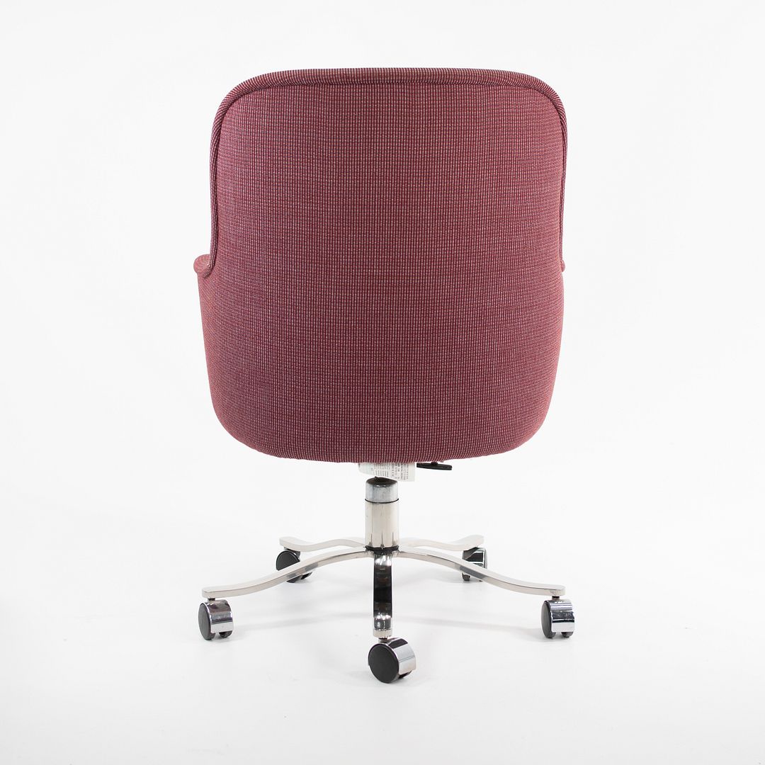 1980s Alpha High Back Bucket Desk Chair by Nicos Zographos for Zographos Designs in Fabric 5x Available