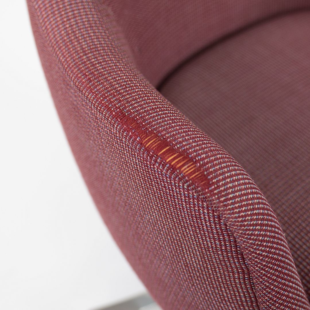 1980s Alpha High Back Bucket Desk Chair by Nicos Zographos for Zographos Designs in Fabric 5x Available