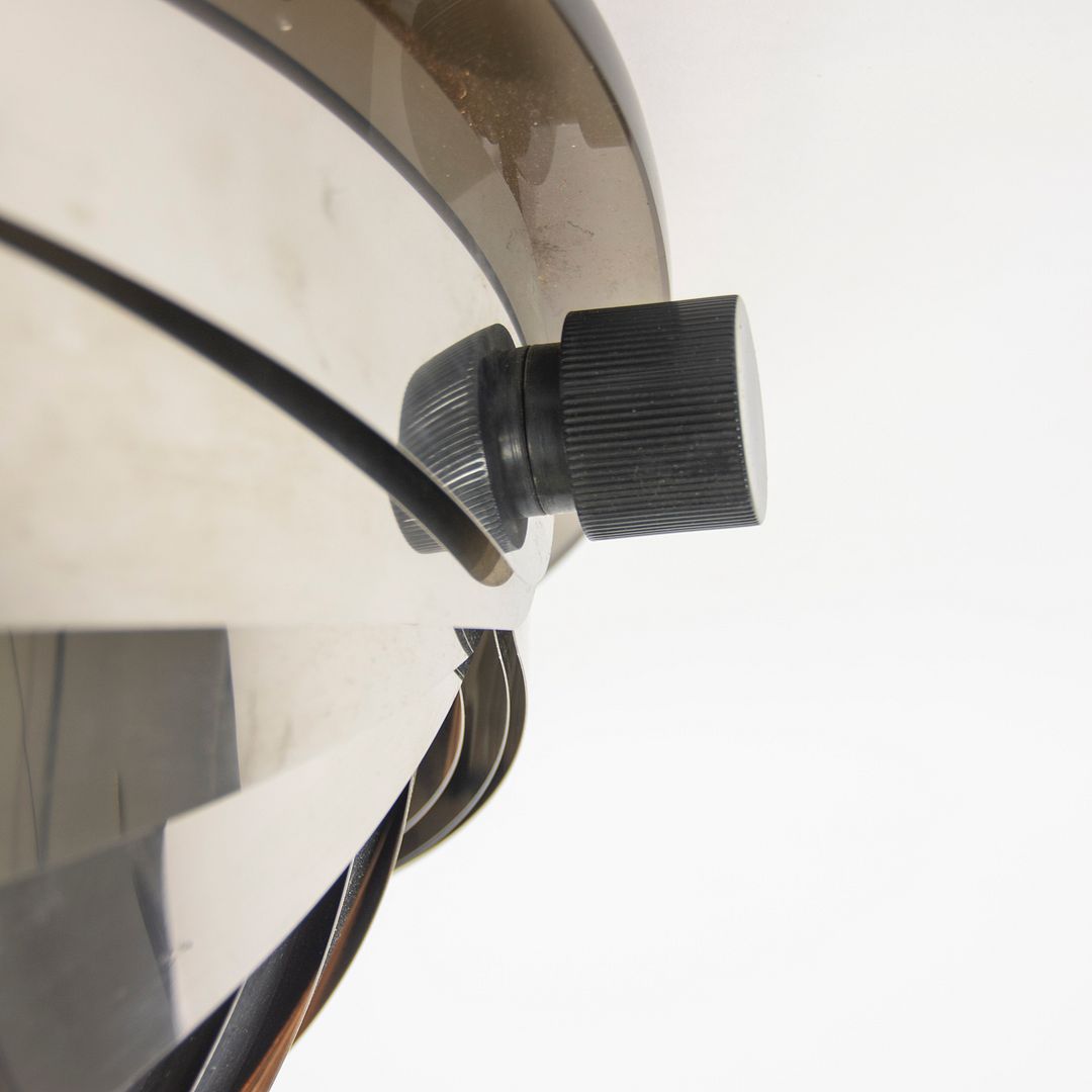 1970s Italian Flush Mount Ceiling Lamp Attributed to Gaetano Missaglia in Steel