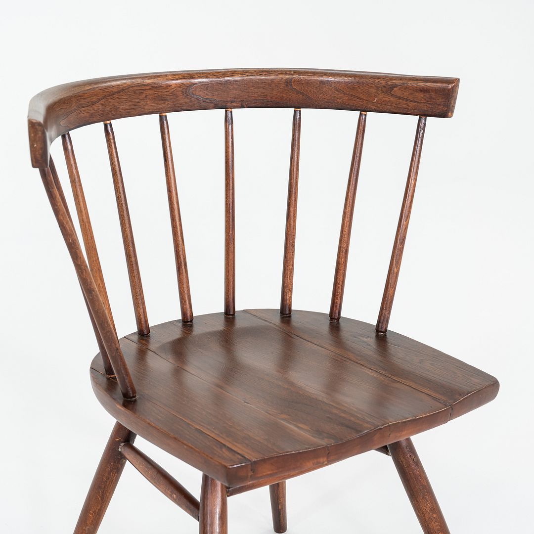 1949 George Nakashima for N19 Knoll Straight Chair in Walnut, Freshly Refinished