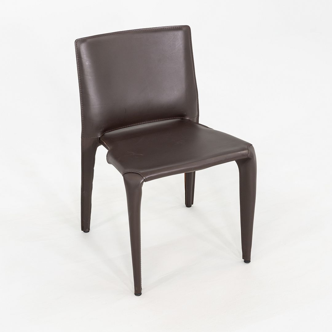 2010s Mario Bellini for Cassina Bull 422 Dining Chair in Brown Leather 12x Available
