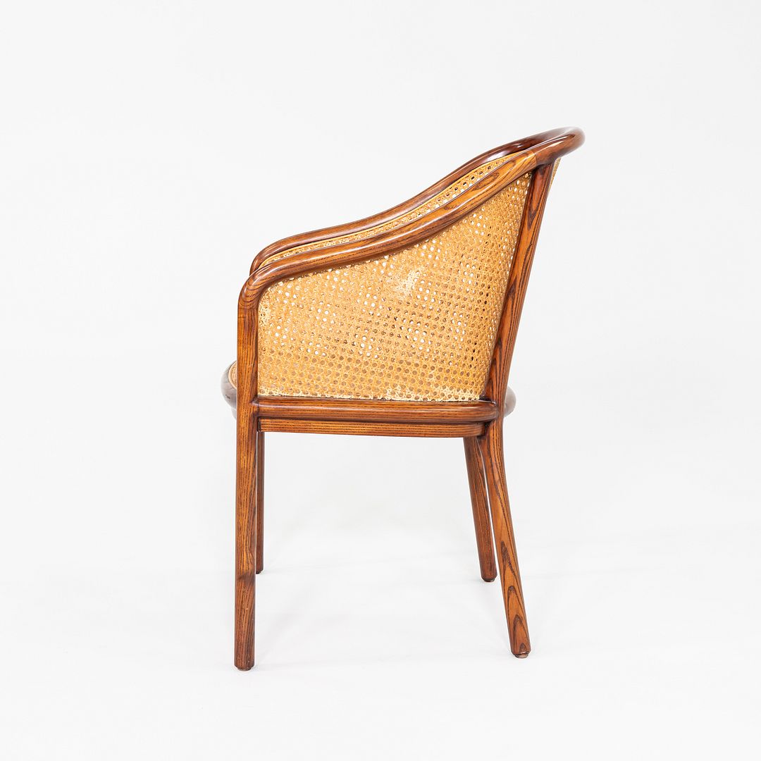 SOLD 1980s Ward Bennett for Brickel Associates Bankers Chair in Dark Oil Ash 3x Avail