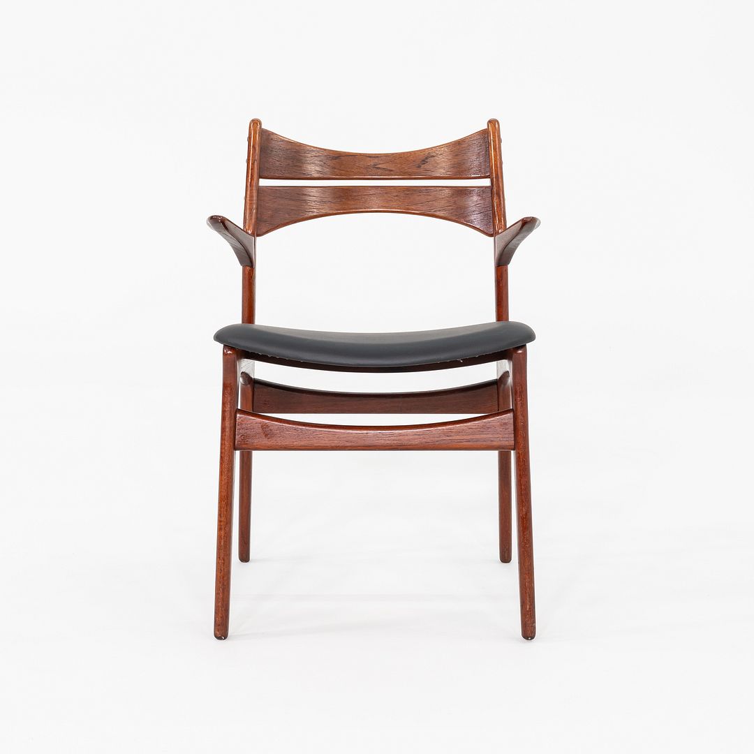 1960s Pair of Erik Buch Christiansens Mobelfabrik Dining Armchairs in Oiled Teak