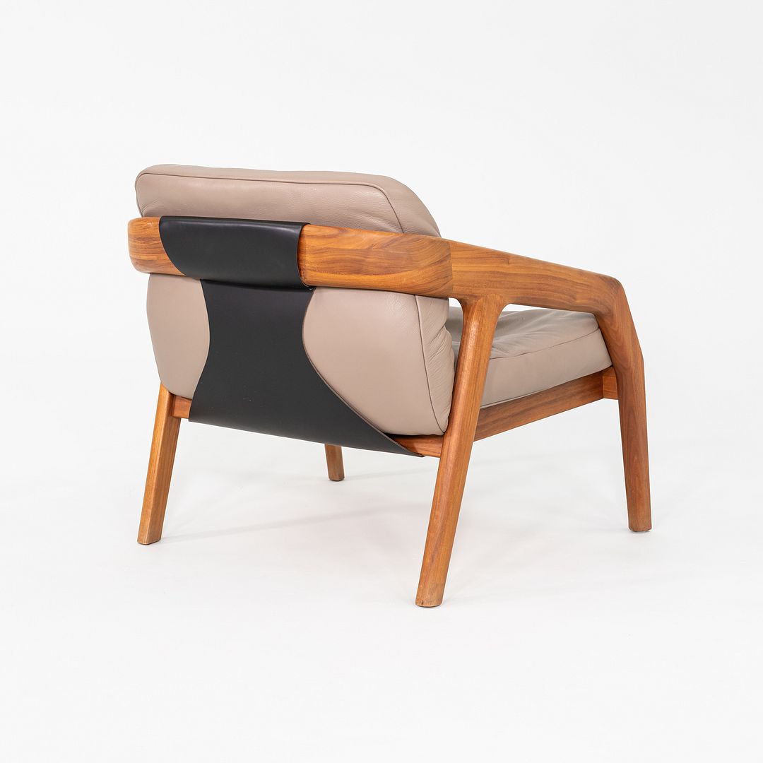 2020s Formstelle Zeitraum Friday 1 Lounge Chair Walnut & Brown Leather 4x Avail