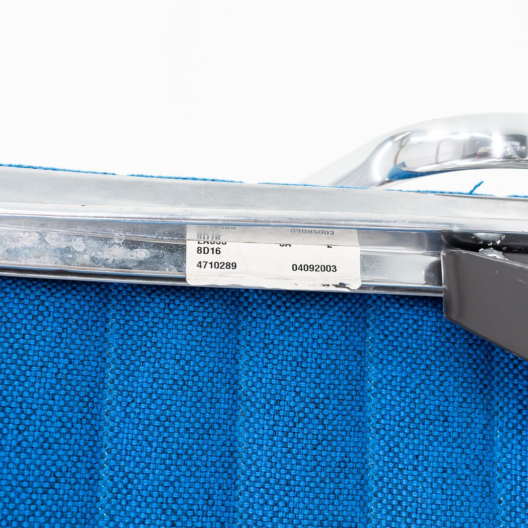 2003 Herman Miller Eames Aluminum Group Management Desk Chairs in Blue Fabric 17x Available