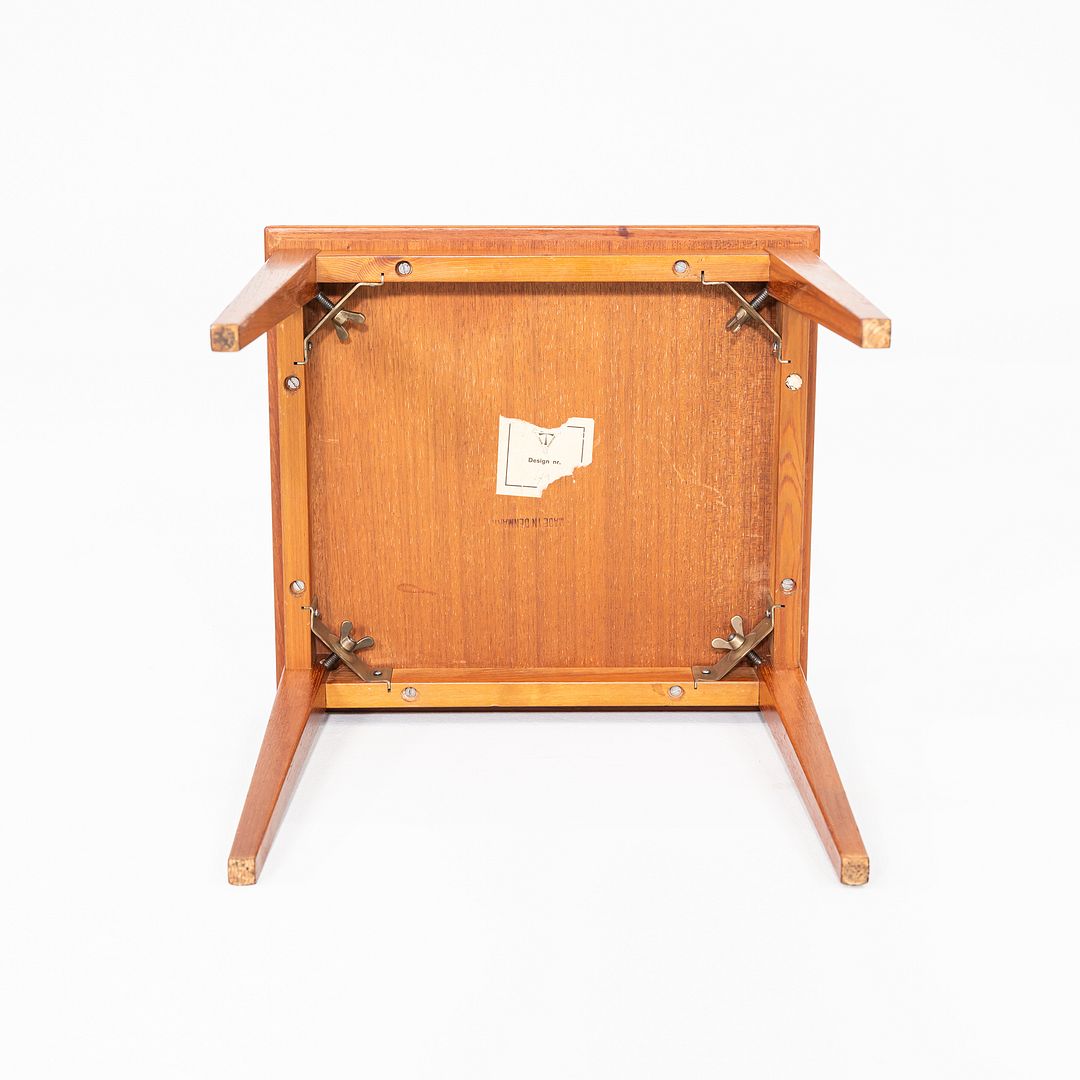 1960s Teak End Table by Kvalitet Form Function of Denmark 15 x 15 x 14 Inches