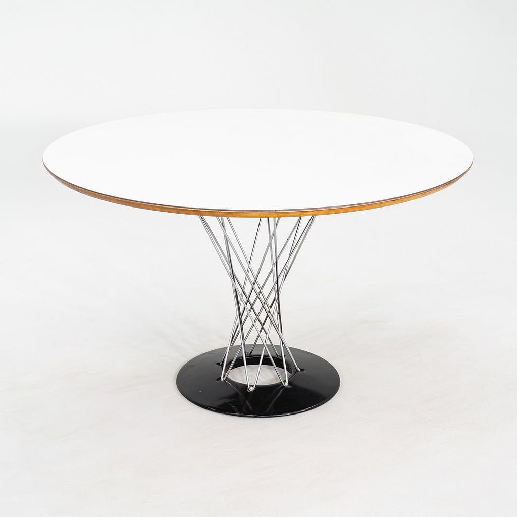 1970s Isamu Noguchi for Knoll 48" Cyclone Dining Table with White Laminate Top