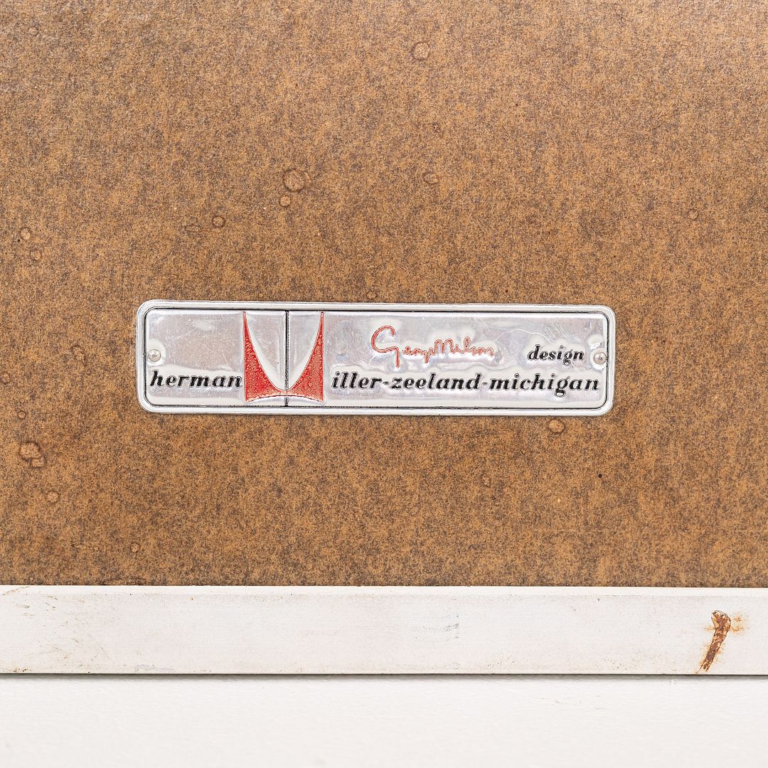 1950s George Nelson for Herman Miller Steel Frame Series 5150 Coffee Table White