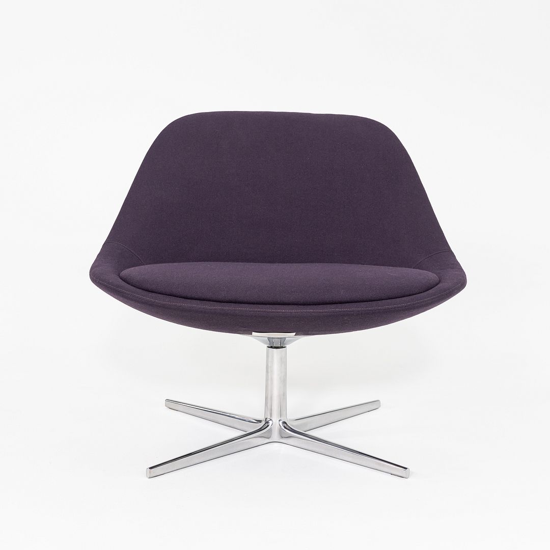 2010s Pair of Noé Duchaufour-Lawrance Chiara Swivel Lounge Chairs for Bernhardt