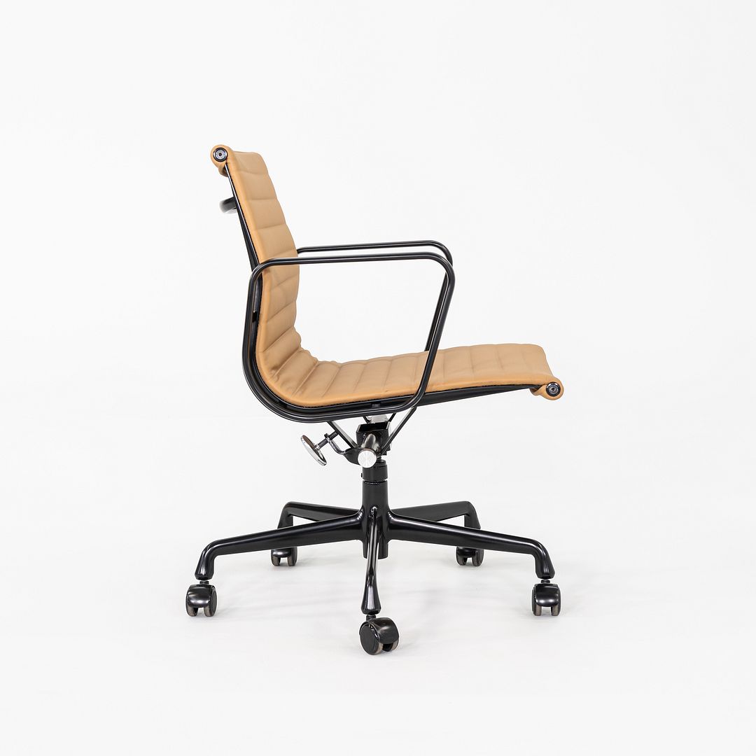2022 Herman Miller Eames Aluminum Group Management Desk Chair in Tan, 2x Avail