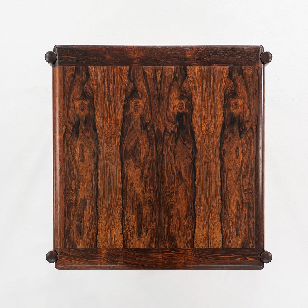 1960s Sven Ivar Dysthe for Dokka Mobler Rosewood Side / End Table 3x Available