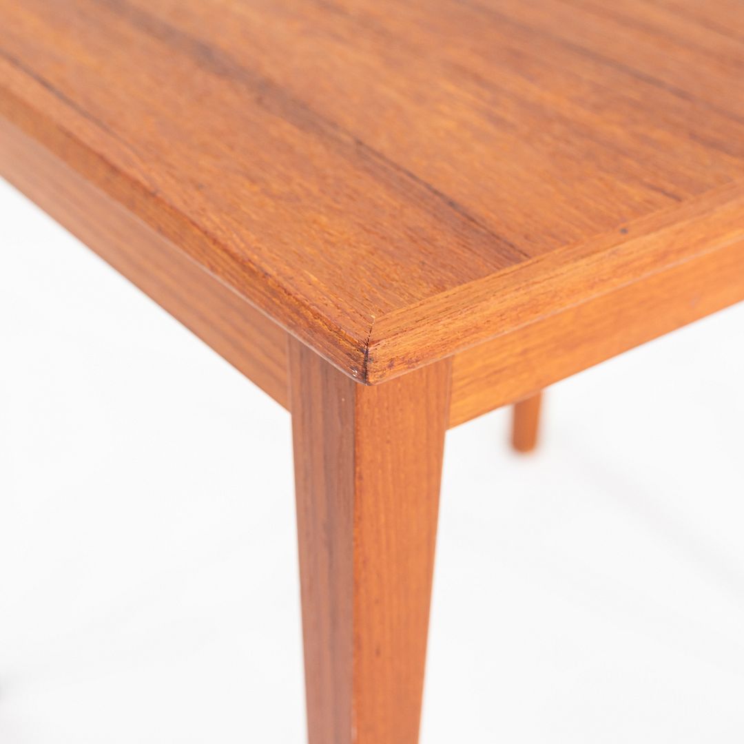1960s Teak End Table by Kvalitet Form Function of Denmark 15 x 15 x 14 Inches